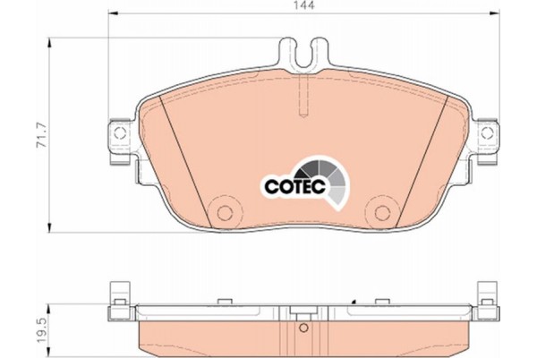 Trw Σετ τακάκια, Δισκόφρενα - GDB1932 Trw Σετ τακάκια, Δισκόφρενα - GDB1932
