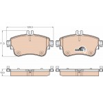 Trw Σετ τακάκια, Δισκόφρενα - GDB1933 Trw Σετ τακάκια, Δισκόφρενα - GDB1933