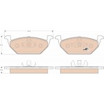 Trw Σετ τακάκια, Δισκόφρενα - GDB1984