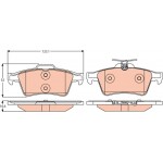 Trw Σετ τακάκια, Δισκόφρενα - GDB2086 Trw Σετ τακάκια, Δισκόφρενα - GDB2086