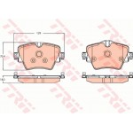 Trw Σετ τακάκια, Δισκόφρενα - GDB2098