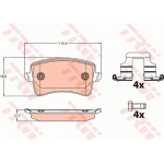 Trw Σετ τακάκια, Δισκόφρενα - GDB2107