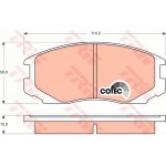 Trw Σετ τακάκια, Δισκόφρενα - GDB3046