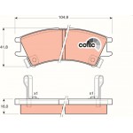 Trw Σετ τακάκια, Δισκόφρενα - GDB3165