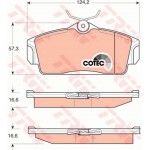 Trw Σετ τακάκια, Δισκόφρενα - GDB3168