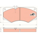 Trw Σετ τακάκια, Δισκόφρενα - GDB317