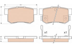 Trw Σετ τακάκια, Δισκόφρενα - GDB3175