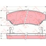 Trw Σετ τακάκια, Δισκόφρενα - GDB3182