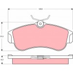 Trw Σετ τακάκια, Δισκόφρενα - GDB3271