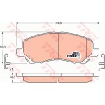 Trw Σετ τακάκια, Δισκόφρενα - GDB3287