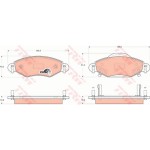 Trw Σετ τακάκια, Δισκόφρενα - GDB3324