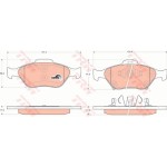 Trw Σετ τακάκια, Δισκόφρενα - GDB3457