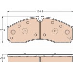 Trw Σετ τακάκια, Δισκόφρενα - GDB3567