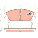 Trw Σετ τακάκια, Δισκόφρενα - GDB893