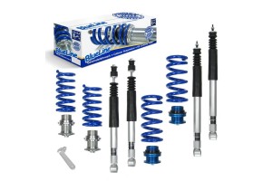 Κιτ Αναρτήσεις Χαμηλώματος Ρυθμιζόμενες Για Mercedes C-Class W202 93-00 / Clk W208 97-02 / E-Class W210 95-02 Blueline