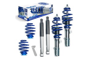 Κιτ Αναρτήσεις Χαμηλώματος Ρυθμιζόμενες Για Opel Corsa C 00-06 1.0i 12V, 1.2i 16V, 1.7Di (Πίσω Ανάρτηση Με M10 Βίδα) Blueline Set 4 Piece