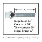 Μπουλόνια M12x1.5 30mm 10 Τεμάχια 770000