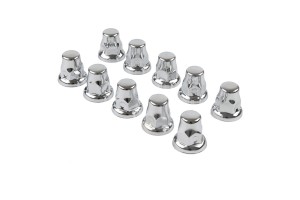 Μπουλόνια Φορτηγών Χρωμίου 32mm Σετ 10 Τεμάχια