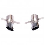 Μπούκες Εξάτμισης Για Mercedes-Benz A-Class (W177), Cla (C118), Gla (H247), Glb (X247) 35 Amg Look Χρωμίου (2 Μονές)