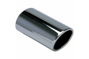 Μπούκα Εξάτμισης Universal 72x80mm Ανοξείδωτη Μαύρη Φ56mm Οβάλ 4008731 1 Τεμάχιο