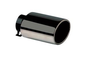 Μπούκα Εξάτμισης Universal Ανοξείδωτη Μαύρη Φ65mm Οβάλ 400870G 1 Τεμάχιο