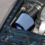Φιλτροχοάνη Αυτοκινήτου Διπλής Ροής Universal Tenzo-R Με 3 Αντάπτορες Φ60/65/70mm Μπλε