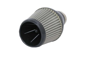 Φιλτροχοάνη Αυτοκινήτου Universal Με 4 Αντάπτορες Φ89/76/70/63.5mm Μαύρο/Γκρι