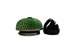 Φιλτροχοάνη Αυτοκινήτου Μανιτάρι Universal Φ100 Με 4 Αντάπτορες Φ60/70/76/90mm Πράσινη