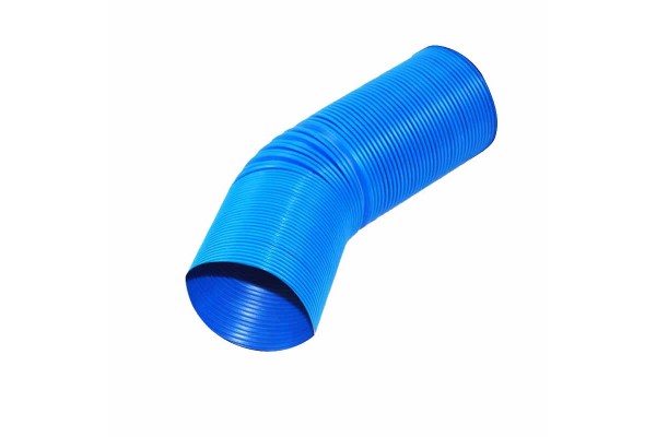 Κολάρο Φυσούνα Πλαστικό Εύκαμπτο Φ100mm 1m Μπλε