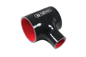 Κολάρο Σιλικόνης Tenzo-R Ενισχυμένης Σύνδεσης Από Φ76mm Σε Φ35mm Μαύρο-Κόκκινο