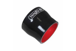 Κολάρο Σιλικόνης Tenzo-R Με Ruducer Από Φ89mm Σε Φ76mm Μαύρο-Κόκκινο