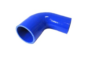 Κολάρο Σιλικόνης Γωνία 90° Με Ruducer Από Φ60mm Σε Φ47mm Μπλε