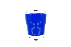 Κολάρο Σιλικόνης Με Ruducer Από Φ70mm Σε Φ80mm Μπλε Κολάρο Σιλικόνης Με Ruducer Από Φ70mm Σε Φ80mm Μπλε