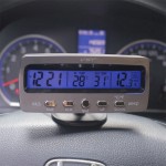 Βολτόμετρο Θερμόμετρο Και Ρολόι Αυτοκινήτου Ψηφιακό Vst 7045V