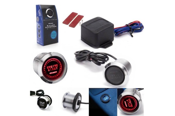 Κιτ Εκκίνησης Engine Start / Stop Pivot Illumi Starter 12V Led Κόκκινο