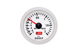 Μπαρόμετρο Boost Auto Gauge Λευκό 52mm 14226