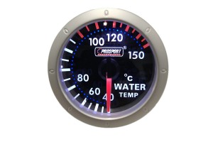 Όργανο Θερμοκρασίας Νερού Prosport Diamond Mirror Look Φιμέ 52mm 270 Μοίρες