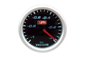 Όργανο Υποπίεσης Αέρα Vacuum Auto Gauge Μαύρο 52mm