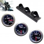 Σετ Οργάνων Αυτοκινήτου "Prosport" Mirror 52mm 4 Τεμαχίων Vacuum / Oil Temp / Rpm / Βάση Κολώνας Τριπλή