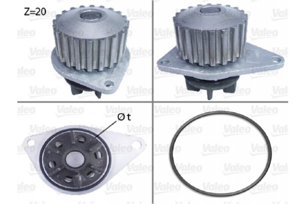 Valeo Αντλία νερού, Ψυγείο Κινητήρα - 506035