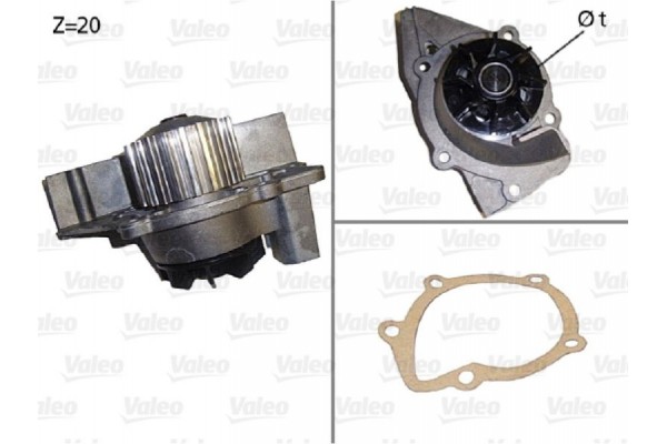 Valeo Αντλία νερού, Ψυγείο Κινητήρα - 506531