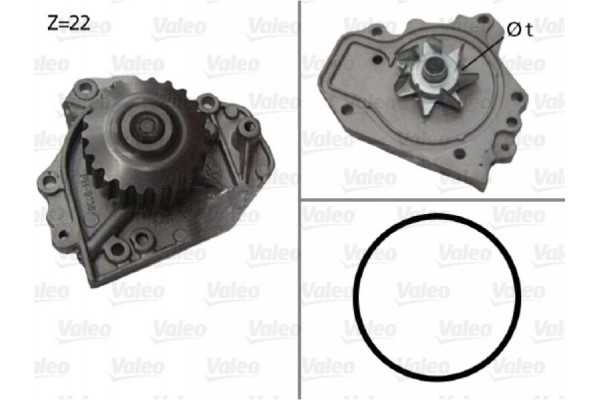 Valeo Αντλία νερού, Ψυγείο Κινητήρα - 506680