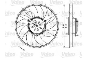 Valeo Βεντιλατέρ, Ψύξη Κινητήρα - 696082