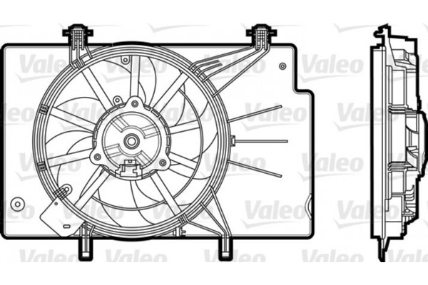 Valeo Βεντιλατέρ, Ψύξη Κινητήρα - 696344