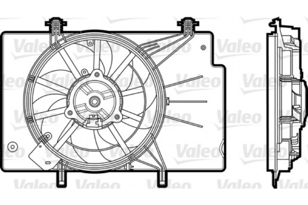 Valeo Βεντιλατέρ, Ψύξη Κινητήρα - 696344