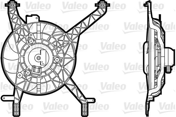 Valeo Βεντιλατέρ, Ψύξη Κινητήρα - 696345