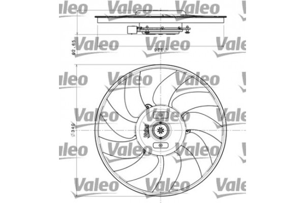 Valeo Βεντιλατέρ, Ψύξη Κινητήρα - 696349