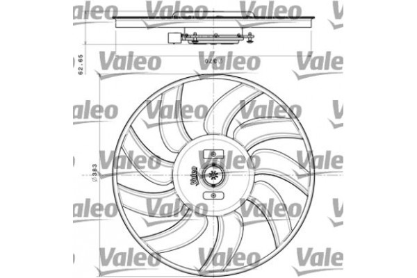 Valeo Βεντιλατέρ, Ψύξη Κινητήρα - 696350