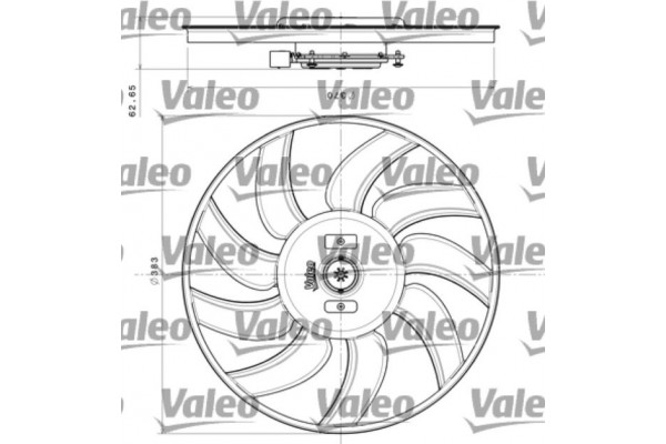 Valeo Βεντιλατέρ, Ψύξη Κινητήρα - 696350