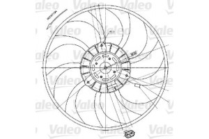 Valeo Βεντιλατέρ, Ψύξη Κινητήρα - 698424